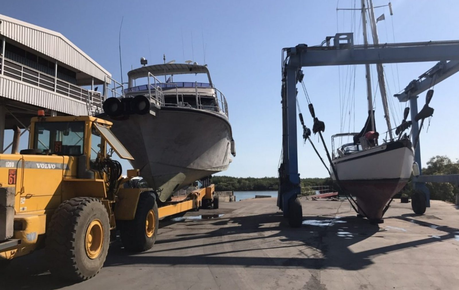Hardstand & storage at Spot On Marine
